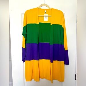 Mardi Gras Cardigan